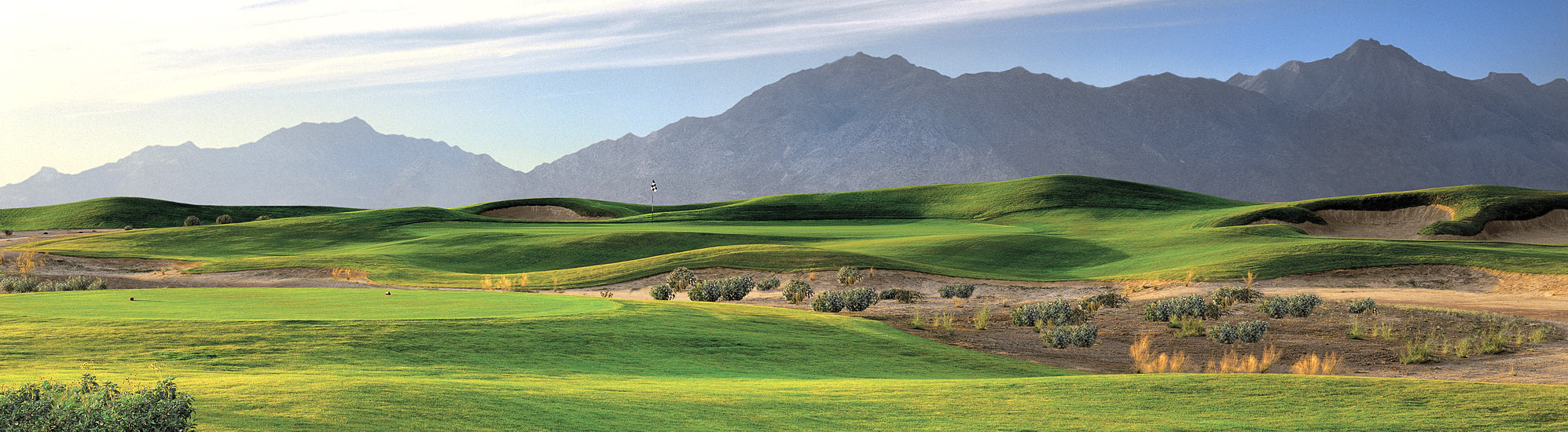 View of landscape of golf course